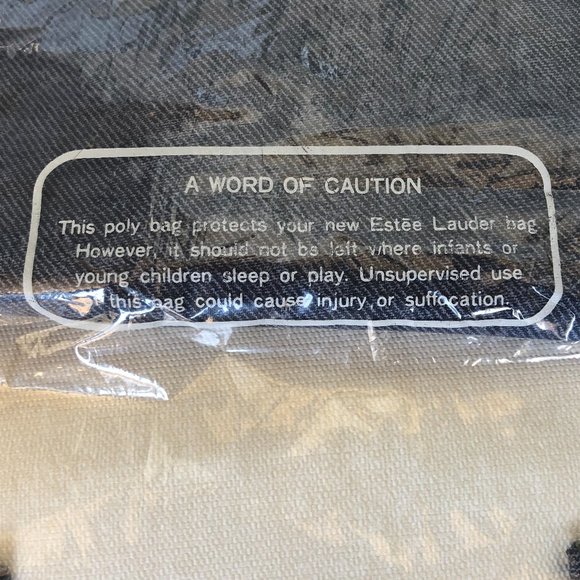 Vintage Estee Lauder Beach Tote Bag & ID Case NWOT - Picture 8 of 9
